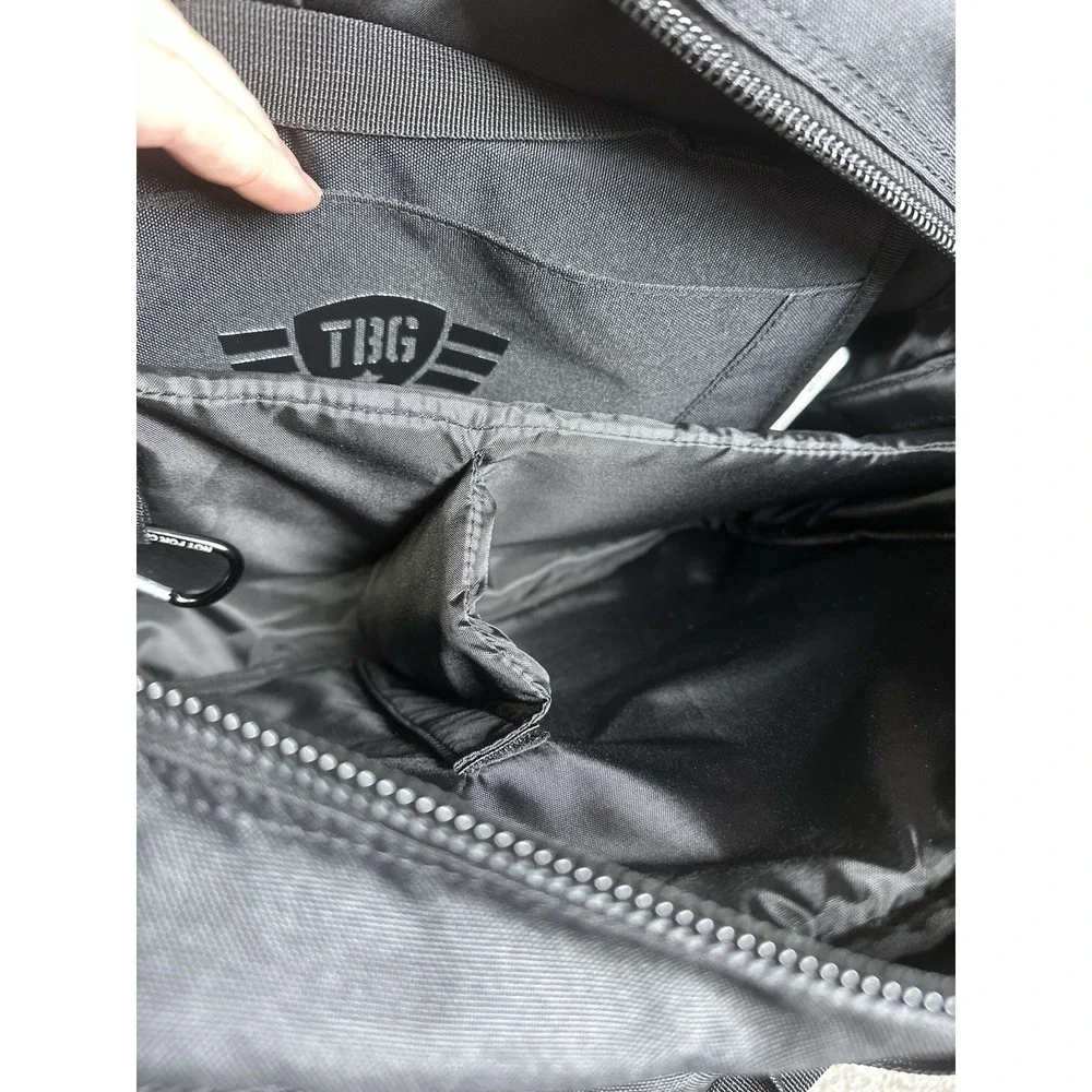 4th Gen Tactical Bay Gear TBG Deuce 4.0 Diaper Bag Dad Black With Changing Mat